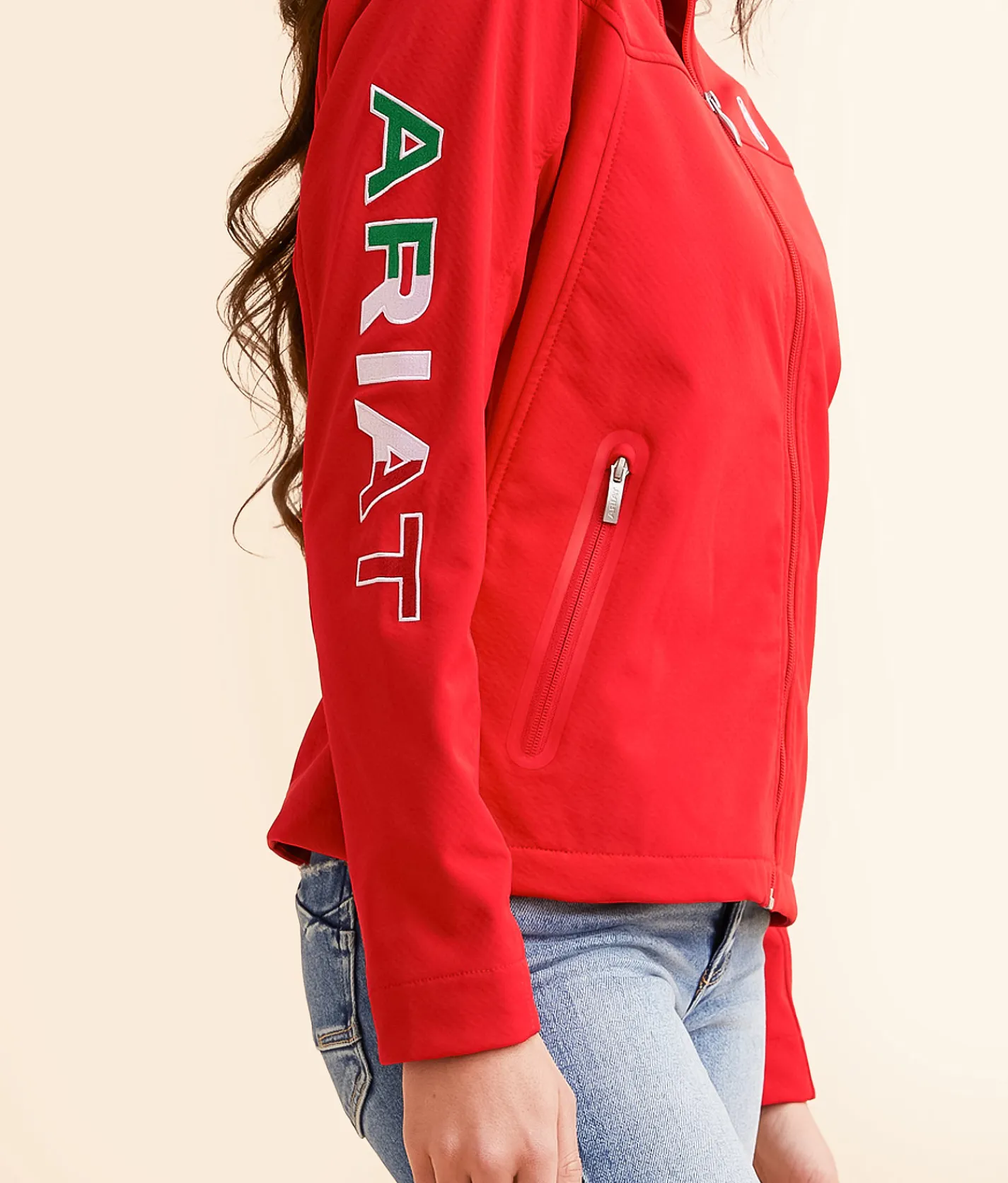 Ariat TEK Classic New Team Softshell Jacket Red Hot