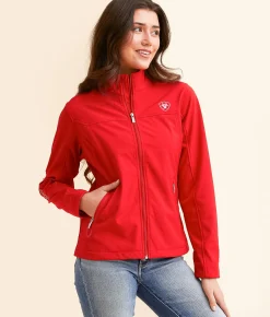 Ariat TEK Classic New Team Softshell Jacket Red Hot