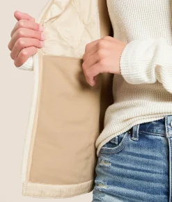 Tops|Coats & Jackets | Ariat TEK Fusion Insulated Vest Almond Milk Savannah Tan