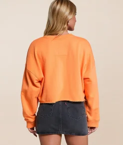 Tops | Gameday SOCIAL® Tennessee Volunteers Cropped Pullover Sherbert