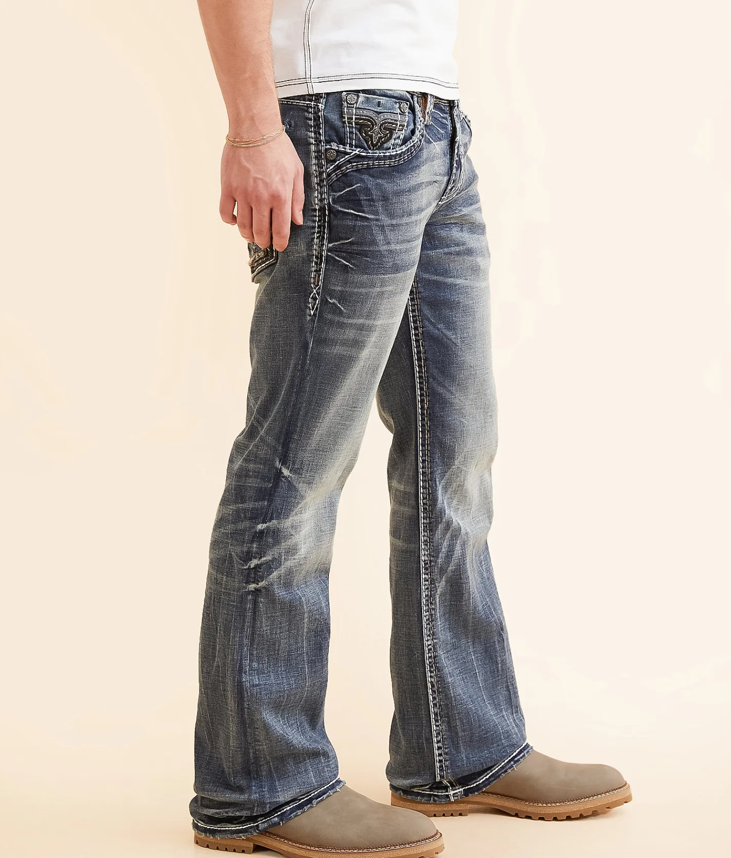 Rock Revival Jeans|Bottoms | Rock Revival Terry Slim Boot Stretch Jean Terry SB203