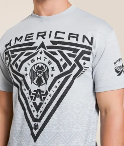 American Fighter Tescott T-Shirt Mist Grey Online