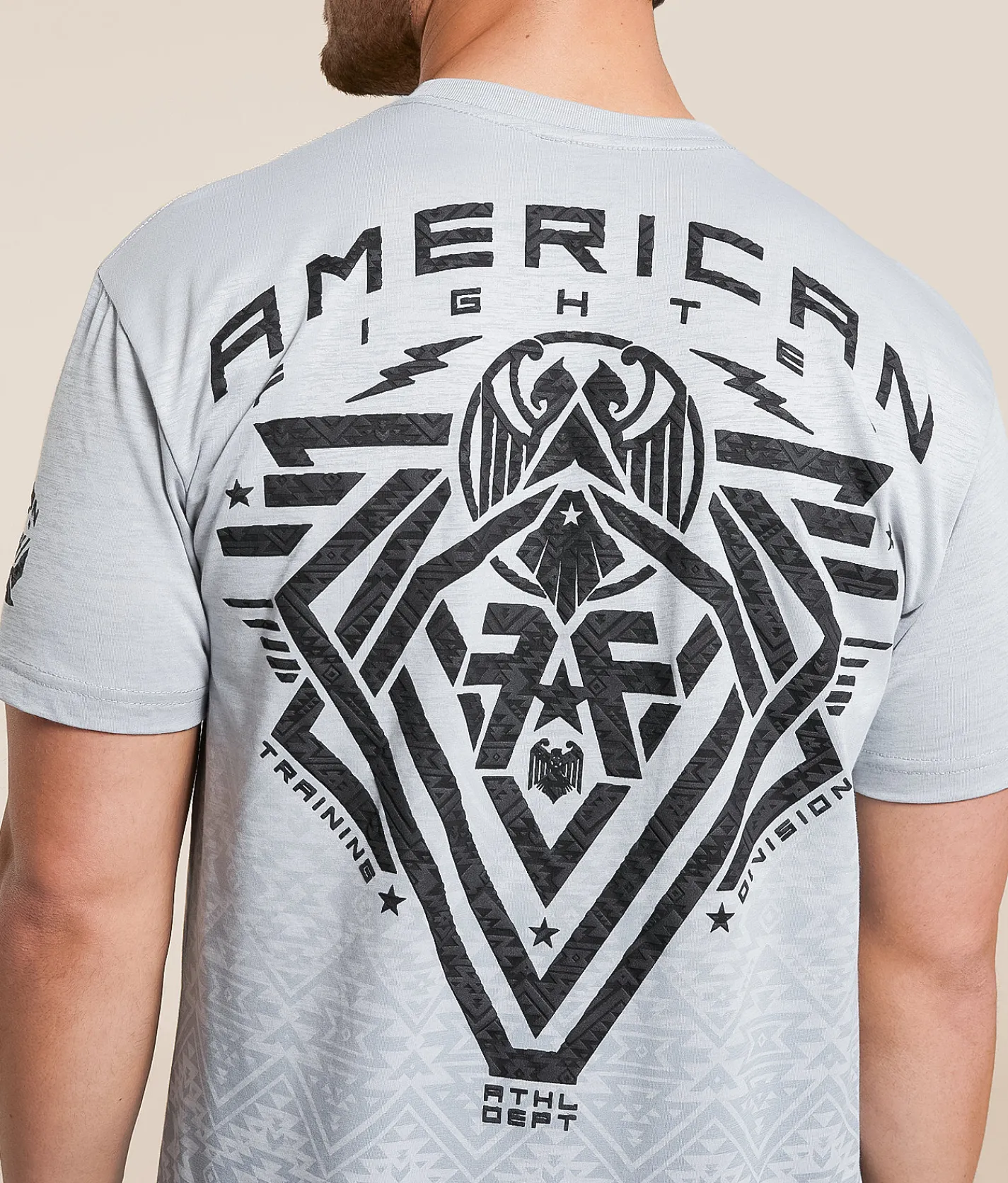 American Fighter Tescott T-Shirt Mist Grey Online