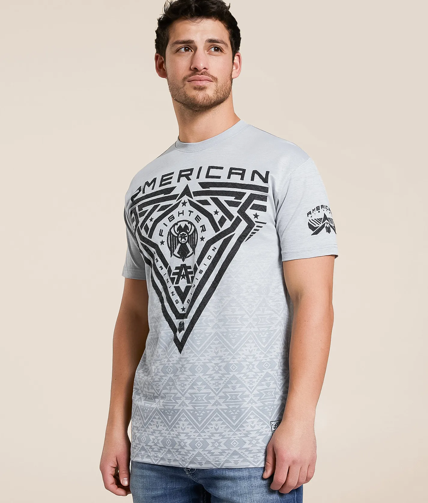 American Fighter Tescott T-Shirt Mist Grey Online