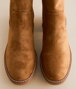Mia Tessei Lug Ankle Boot Cognac Sale