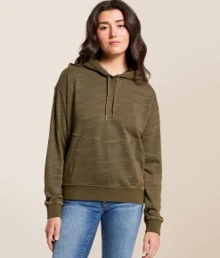 Kimes Ranch Tess Hooded Sweatshirt Dark Olive Outlet
