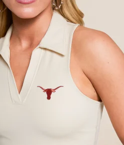 Tops | Gameday SOCIAL® Texas Longhorns Cropped Tank Top Oatmeal