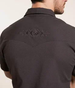 Tops | Gentry County Textured Athletic Shirt Java