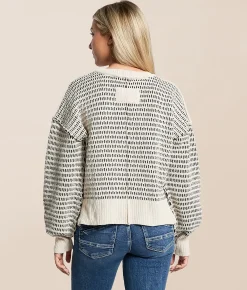 Tops | New In Textured Chenille Sweater Olive