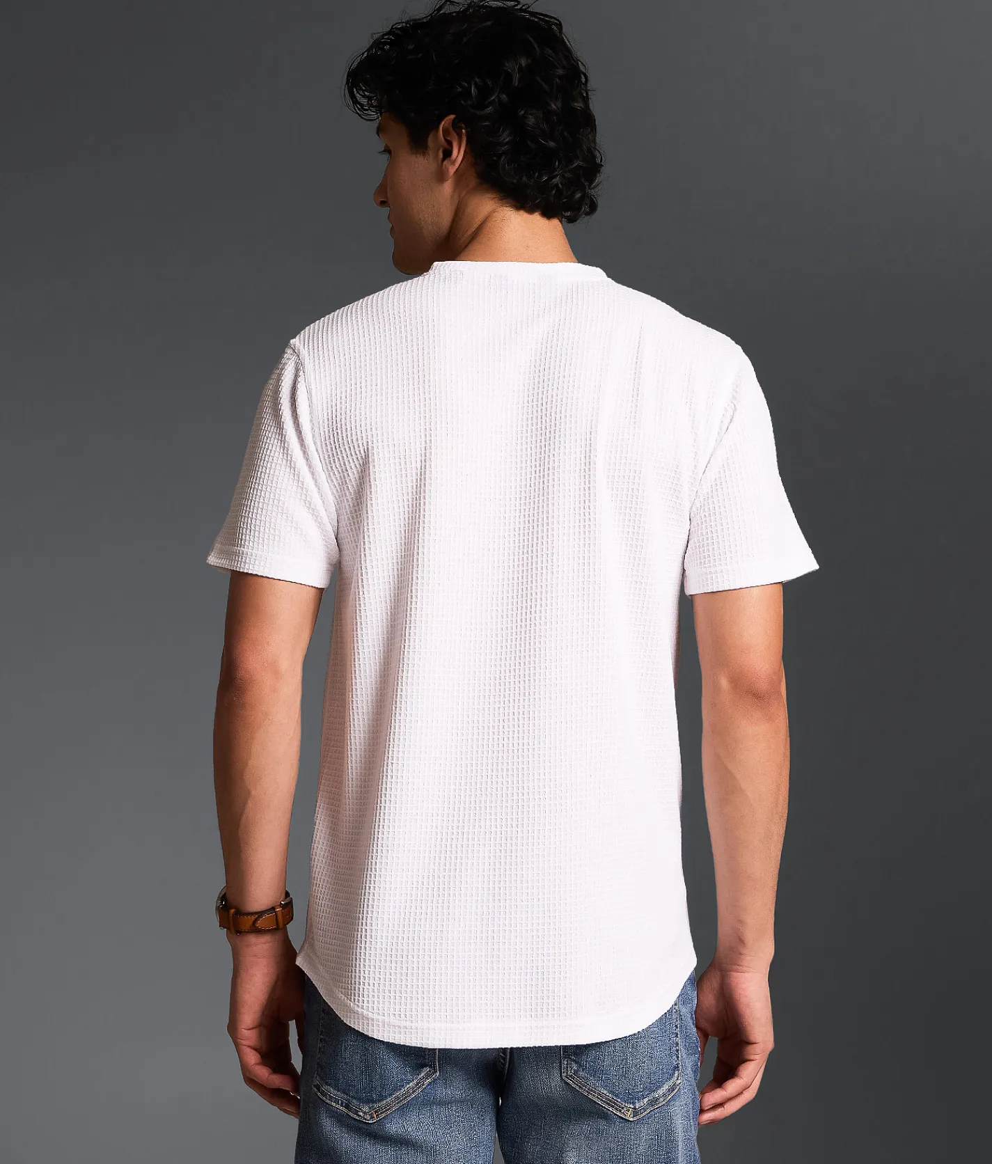 Tops | Outpost Makers Textured Henley White