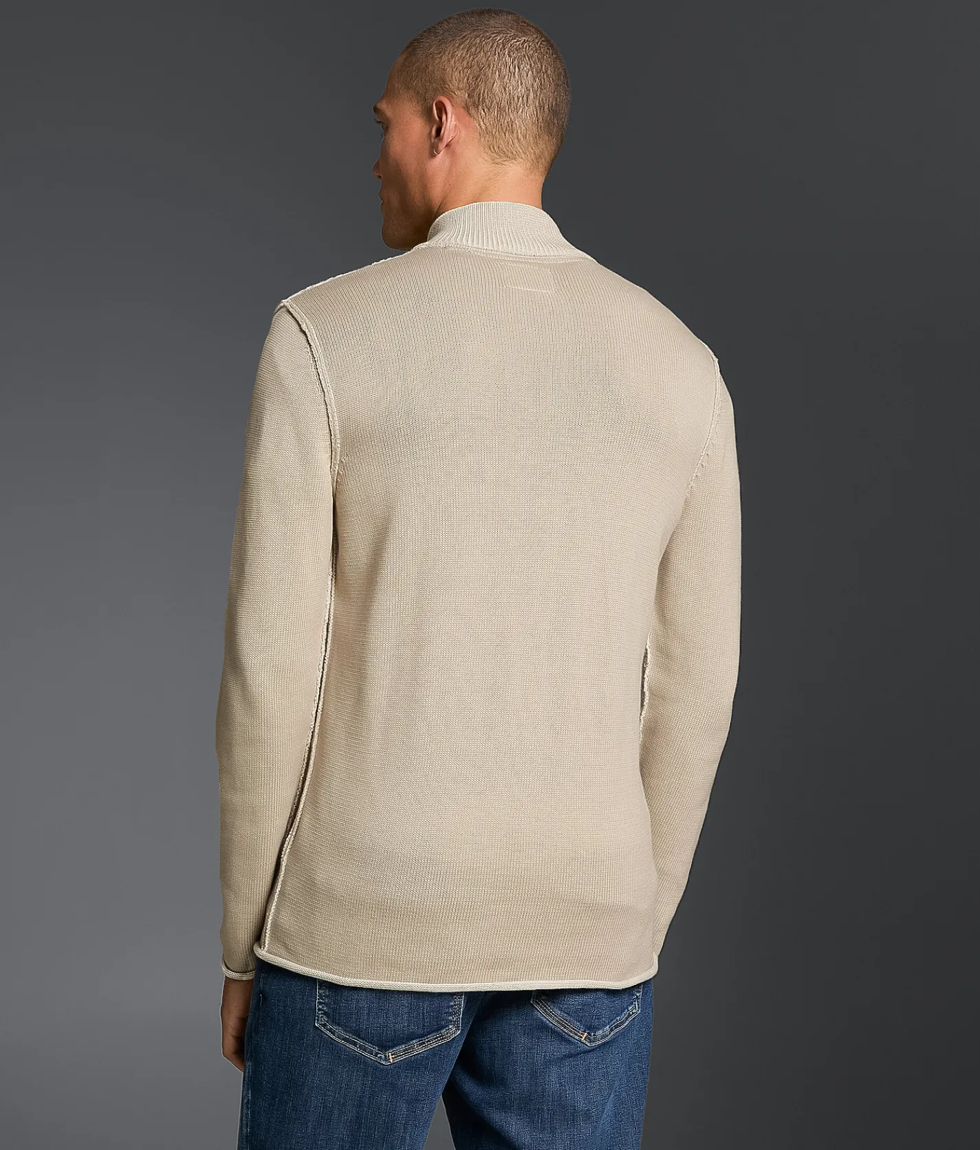Tops | Outpost Makers Textured Henley Sweater Silver Lining