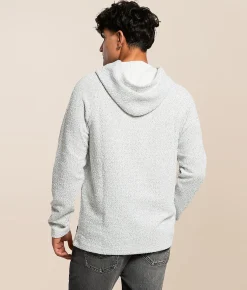 Tops | Nova Industries Textured Hoodie Light Grey