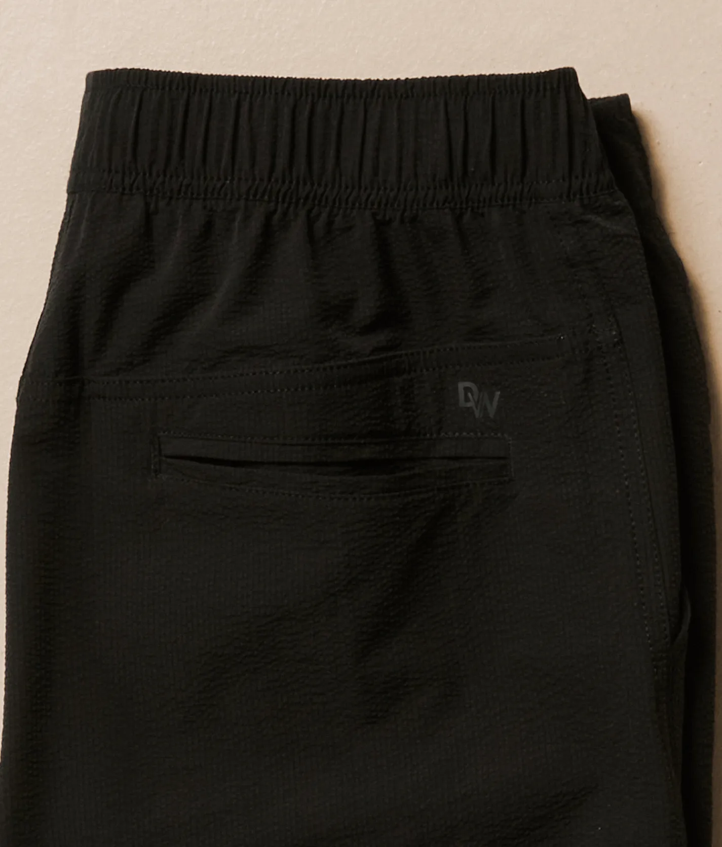 Bottoms|Shorts | Departwest Textured Hybrid Short Black
