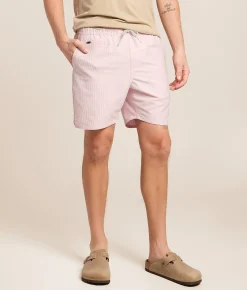 Bottoms|Shorts | Departwest Textured Hybrid Stretch Short Cornflower