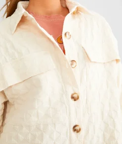 Privy Textured Jacket Cream Best