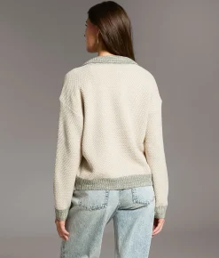Tops | BKE Textured Knit Cardigan Sweater Cobblestone