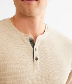 Outpost Makers Textured Knit Henley Country Air Discount