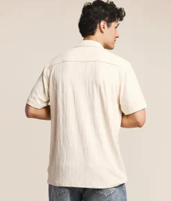 Tops | Nova Industries Textured Knit Shirt Sea Pearl