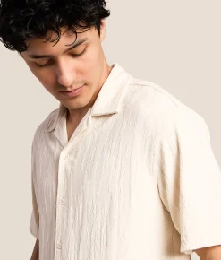 Tops | Nova Industries Textured Knit Shirt Sea Pearl