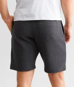 BKE Textured Performance Knit Short Charcoal Heather Online