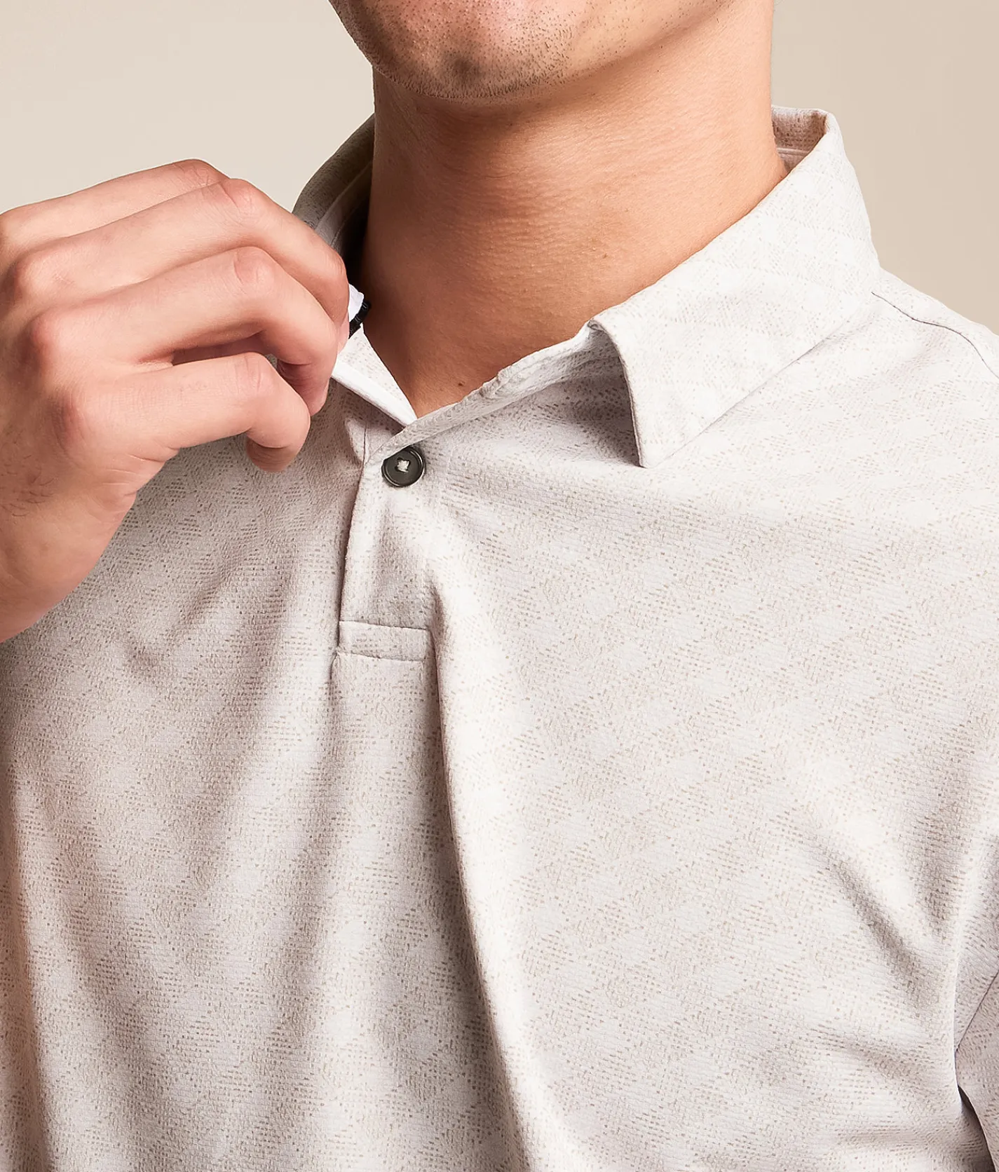 Tops | J.B. Holt Textured Performance Polo Sand