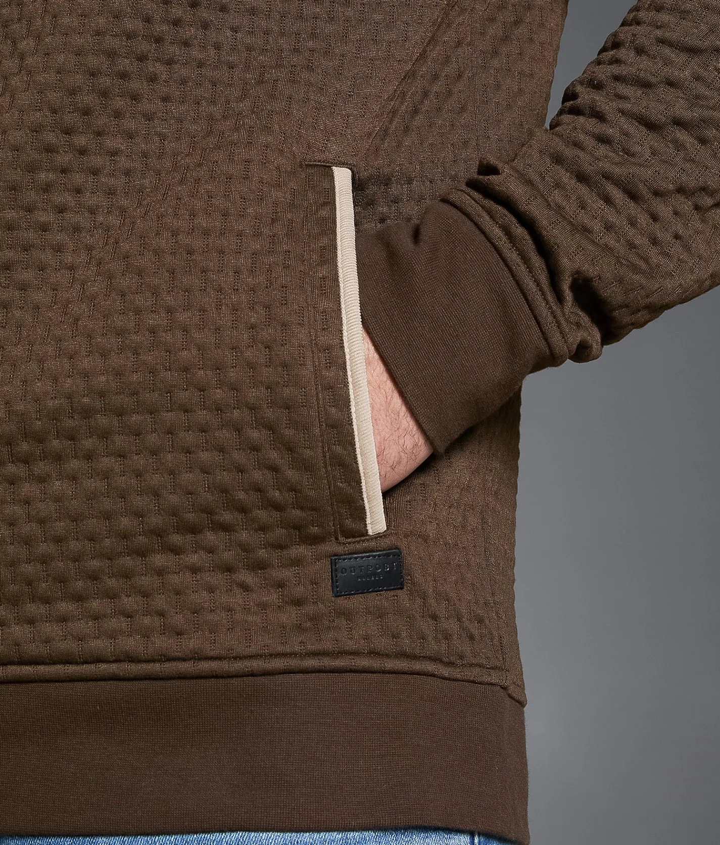Tops | Outpost Makers Textured Quarter Snap Pullover Demitasse