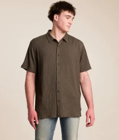 Tops | Nova Industries Textured Shirt Spiced Apple