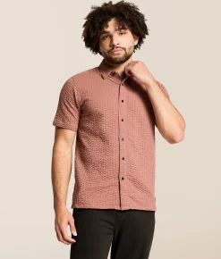 Tops | Nova Industries Textured Shirt Burlwood