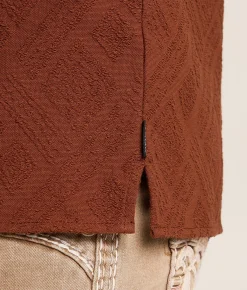 Nova Industries Textured Shirt Tortoise Shell Clearance