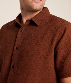 Nova Industries Textured Shirt Tortoise Shell Clearance
