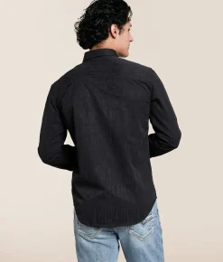 Tops | Eight X Textured Shirt Black