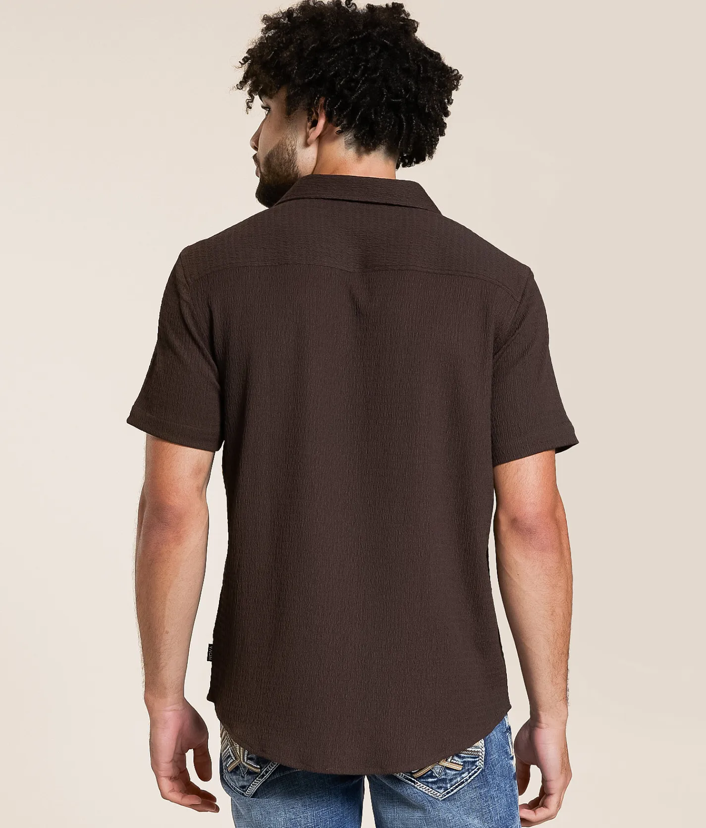 Tops | Nova Industries Textured Shirt Collegiate Blue