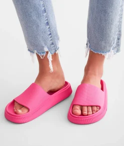 BKE Textured Slide Fuschia Sale