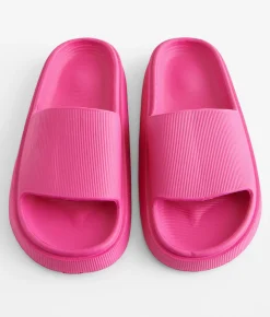 BKE Textured Slide Fuschia Sale