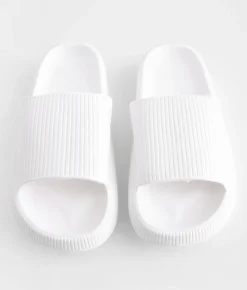 Shoes | BKE Textured Slide White
