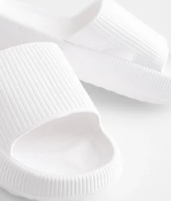 Shoes | BKE Textured Slide White