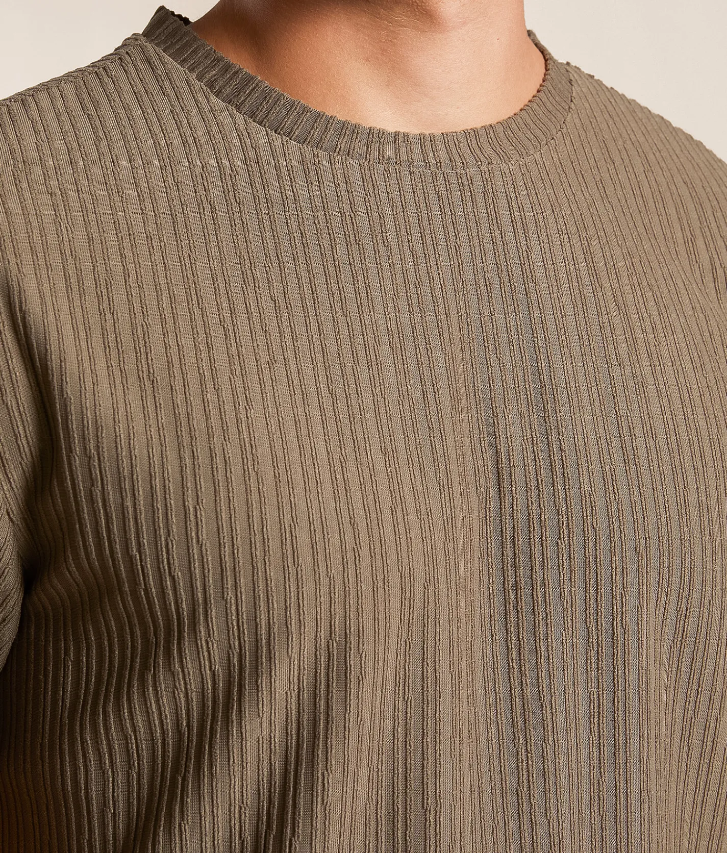 Tops | Nova Industries Textured Stripe T-Shirt Raven