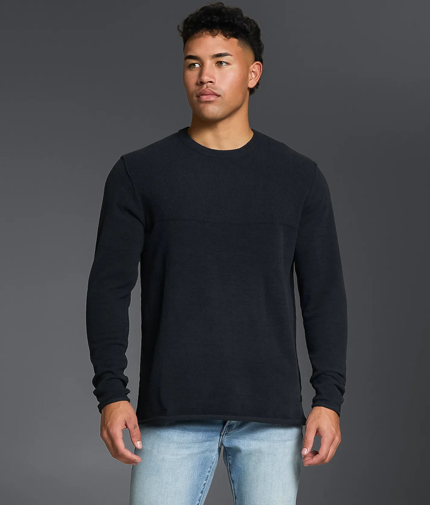 Tops | Outpost Makers Textured Sweater Raven
