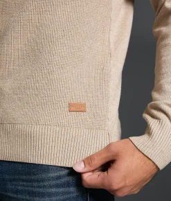 Outpost Makers Textured Sweater Tan Sale