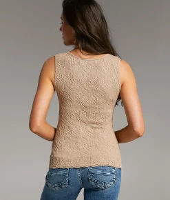 Tops | BKE core Textured Tank Top Natural