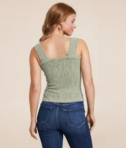 Tops | BKE core Textured Tank Top Black