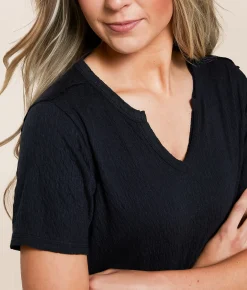 White Crow Textured Top Twilight Blue Sale