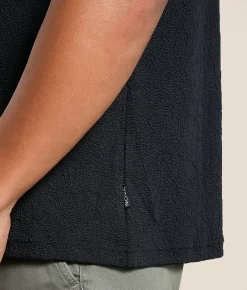 Tops | Nova Industries Textured T-Shirt Black