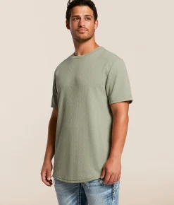 Tops | Nova Industries Textured T-Shirt Olive