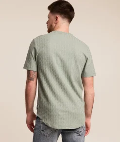 Nova Industries Textured T-Shirt Seafoam Outlet