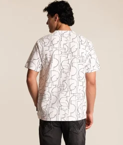 Nova Industries Textured T-Shirt White Black Best