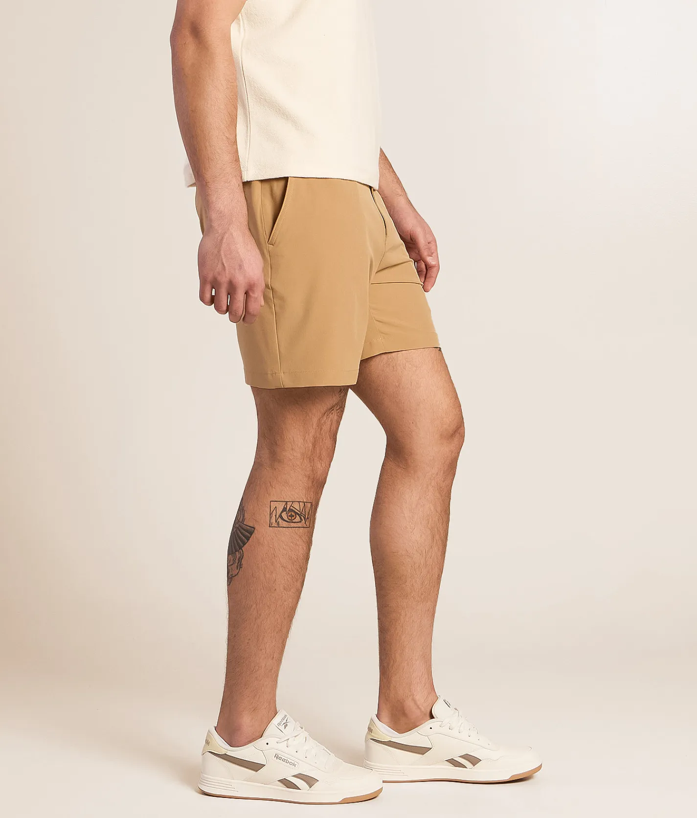 Chubbies The All About Almonds Hybrid Stretch Short Beige Hot