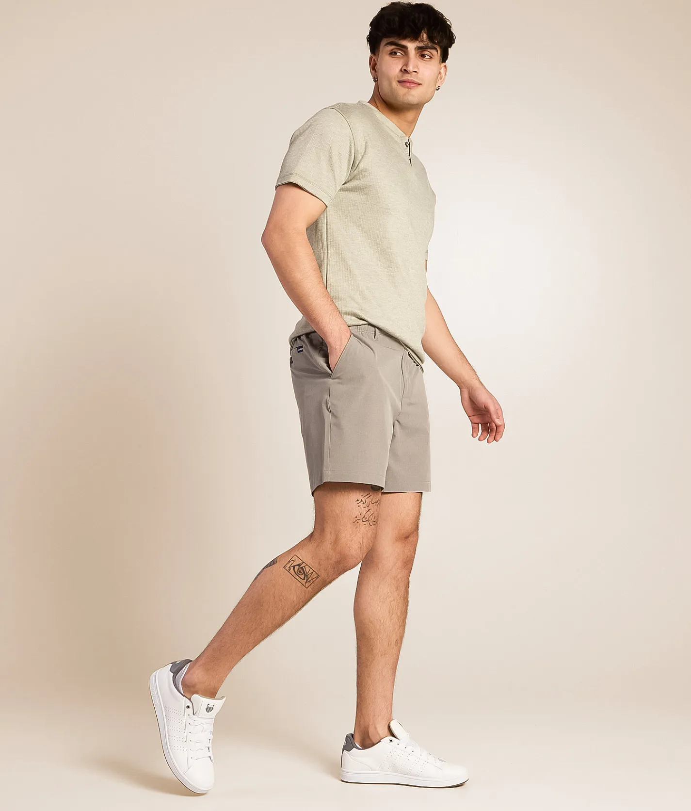 Chubbies The All Days Hybrid Stretch Short Grey Heather