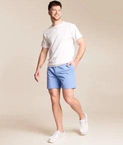 Shorts | Chubbies The Alpine Skies Hybrid Stretch Short Dusty Blue