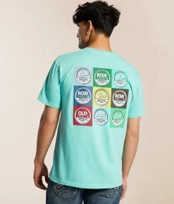 Old Row The Art Of The Buzz T-Shirt Chalky Mint New